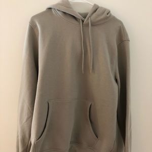 Plain tan sweatshirt